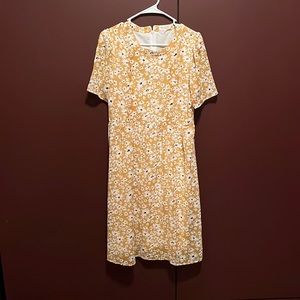 Roolee yellow floral MOM dress